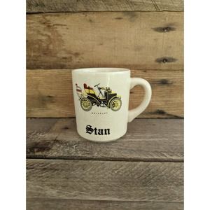Vintage Made in England ceramic Mug Wolesley car / Stan
